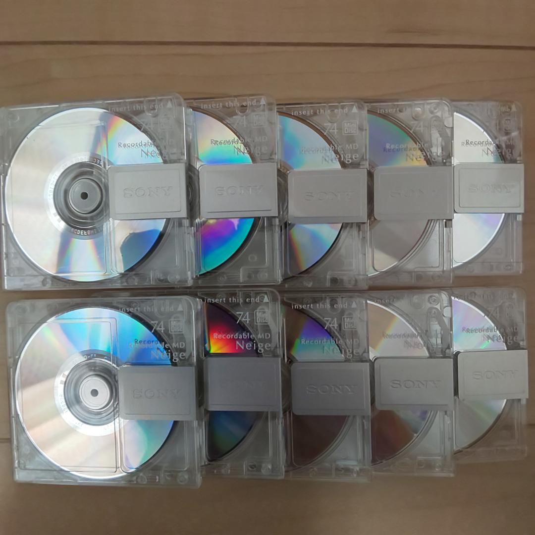 MD 10枚セット SONY 74分 初期化済 録音用ミニディスク - メルカリ