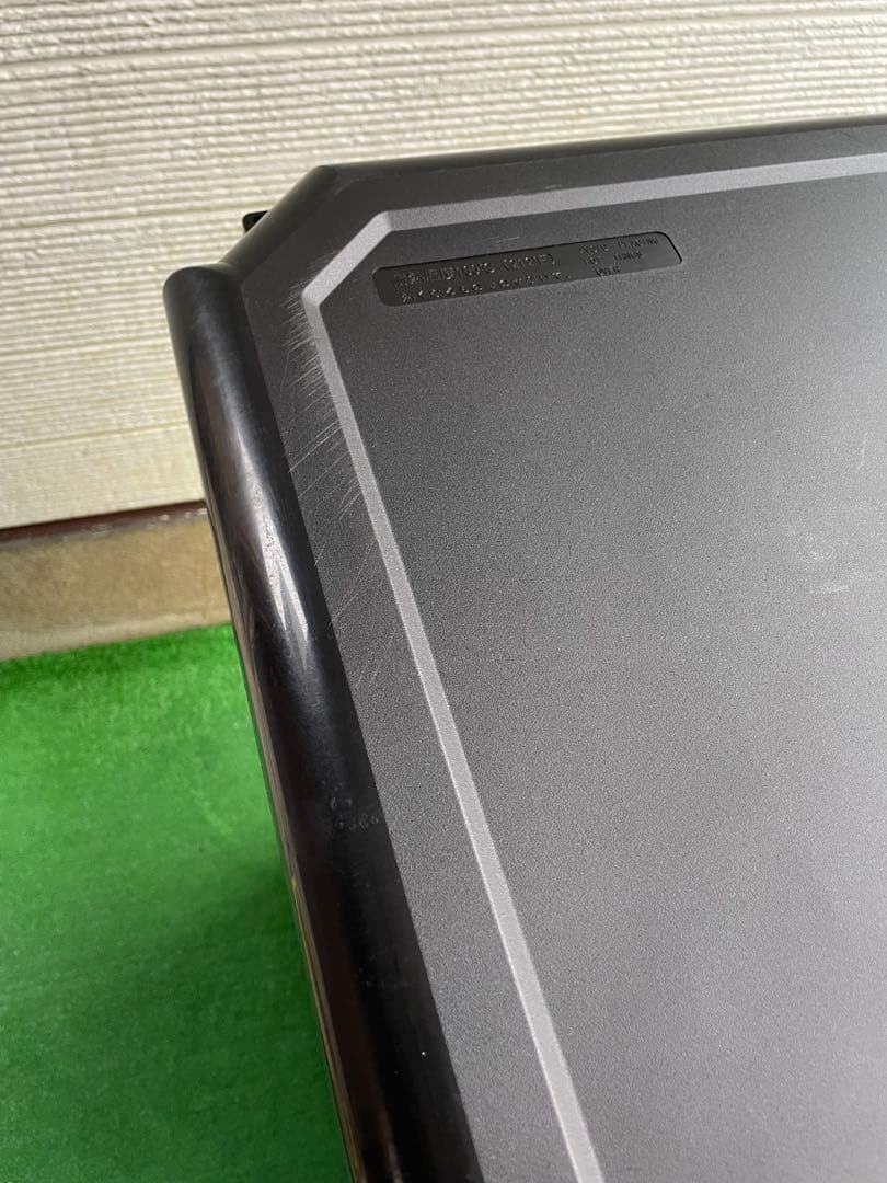 736美品✨ エディオン レトロインバーターおしゃれブラック2ドア冷蔵庫