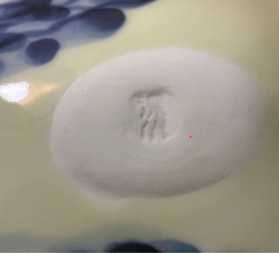 魚彫刻 足付皿揃 5皿 深川刻印あり 製造終了品 深川製