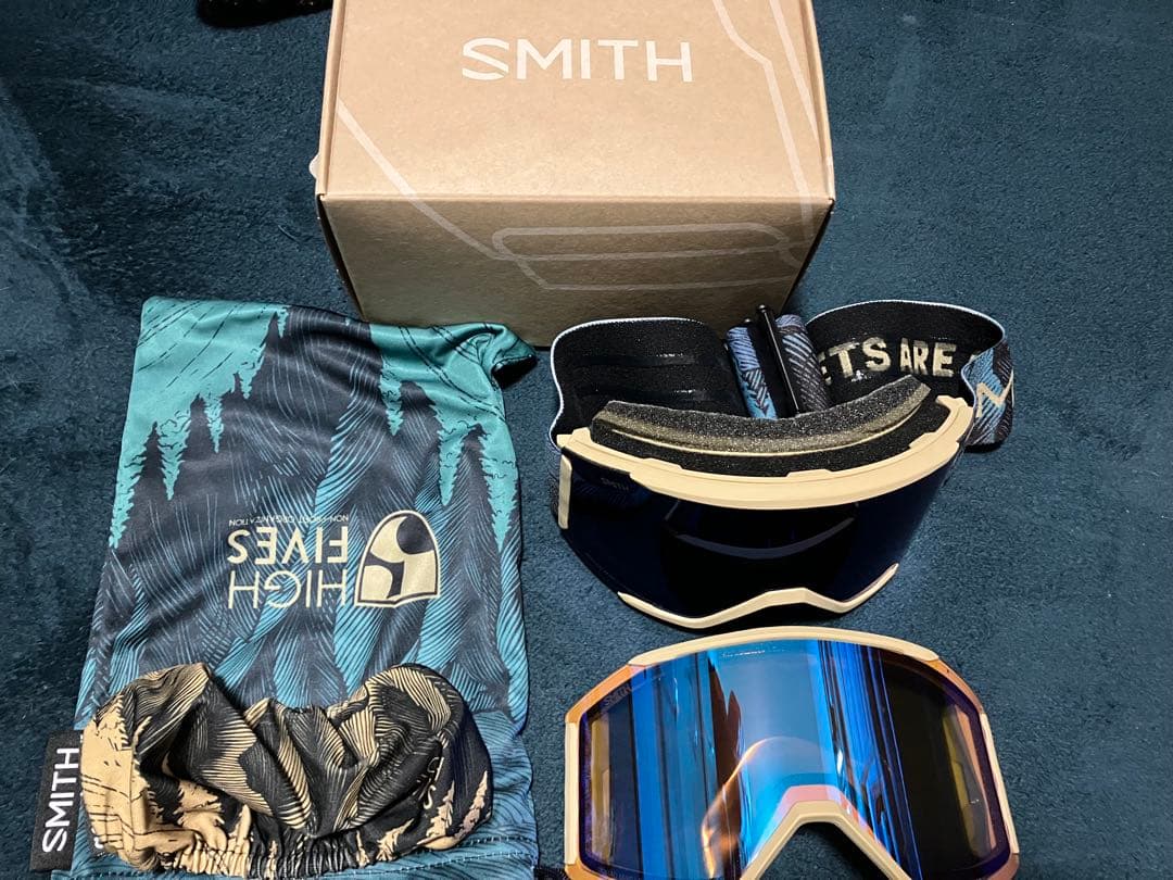 【SMITH】 SQUAD MAG (High Fives) Smith Squad Mag Smith x High Fives + ChromaPop Everyday Green