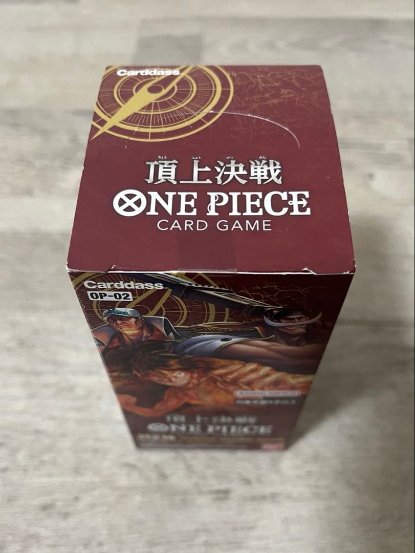 ONEPIECE カードゲーム 頂上決戦 BOX 新品未開封 テープ付き box
