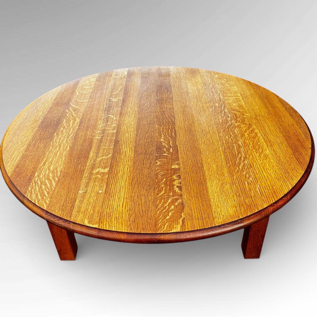 RUDO ルドー 楢（ナラ）材 折り畳み ちゃぶ台 円卓 無垢材 - メルカリ