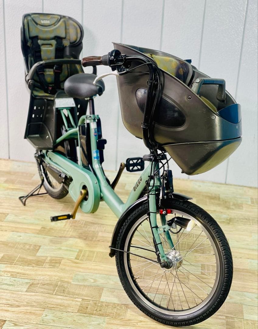 ☆3233ブリヂストン8.9アンペア 20インチ子供乗せ電動アシスト自転車