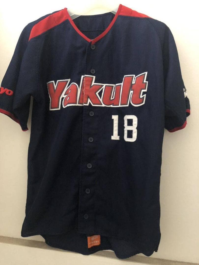 東京ヤクルトスワローズ #18 藤井秀悟 レプリカユニフォーム ビジター F