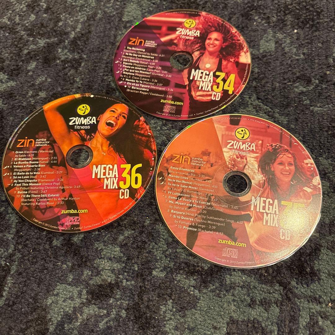 Zumba Mega Mix 34 & 36 CDセット - メルカリ
