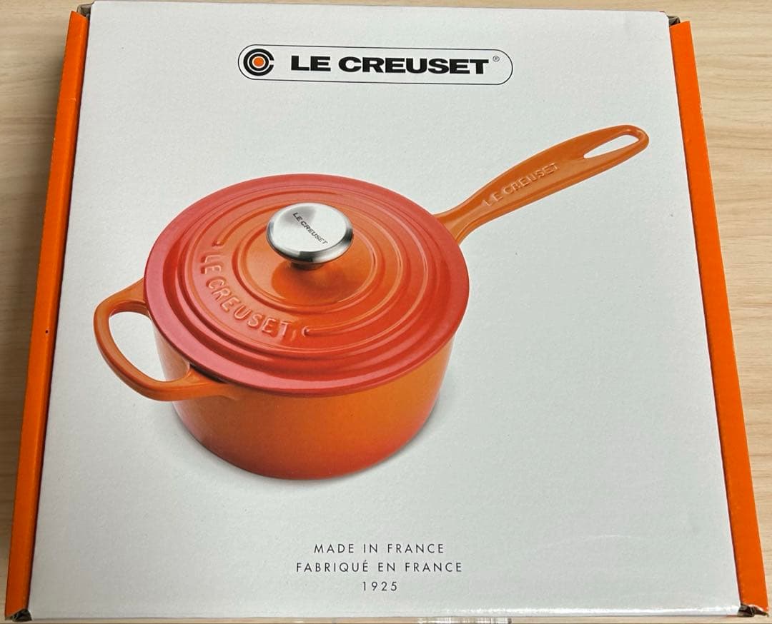 レア】ルクルーゼ シグニチャーソースパン 16cm マットブラック 黒