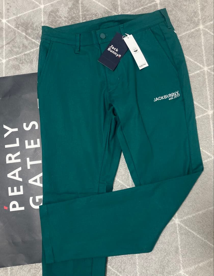 新品 パーリーゲイツ ジャックバニー ストレッチツイルロングパンツ(7
