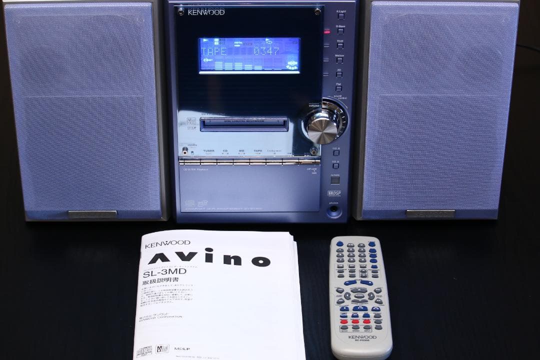 KENWOOD SL3MD CD/MD/TUNER/TAPE コンポ 完動品 - メルカリ