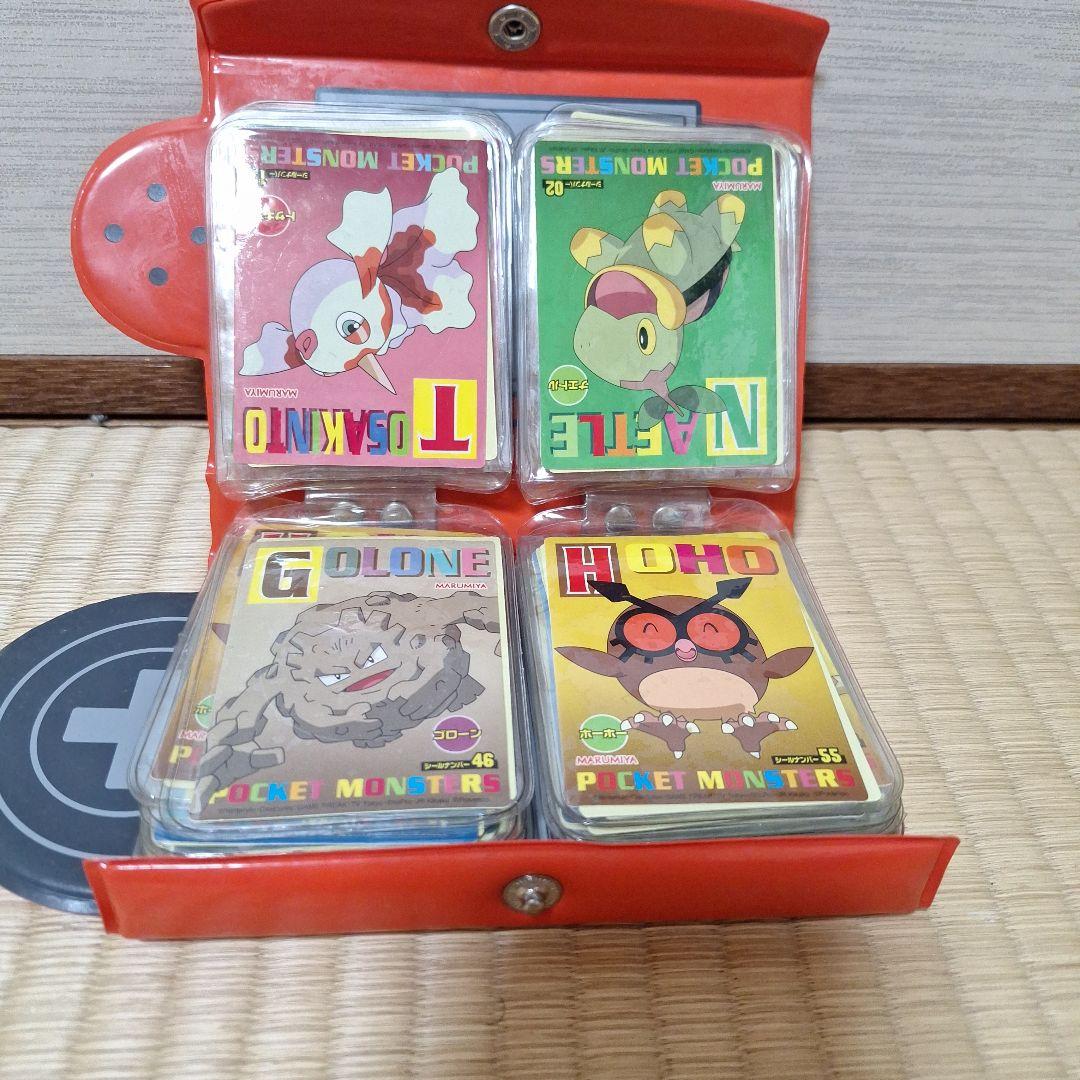 丸美屋 ポケモンシールホルダー+シール65枚セット - メルカリ