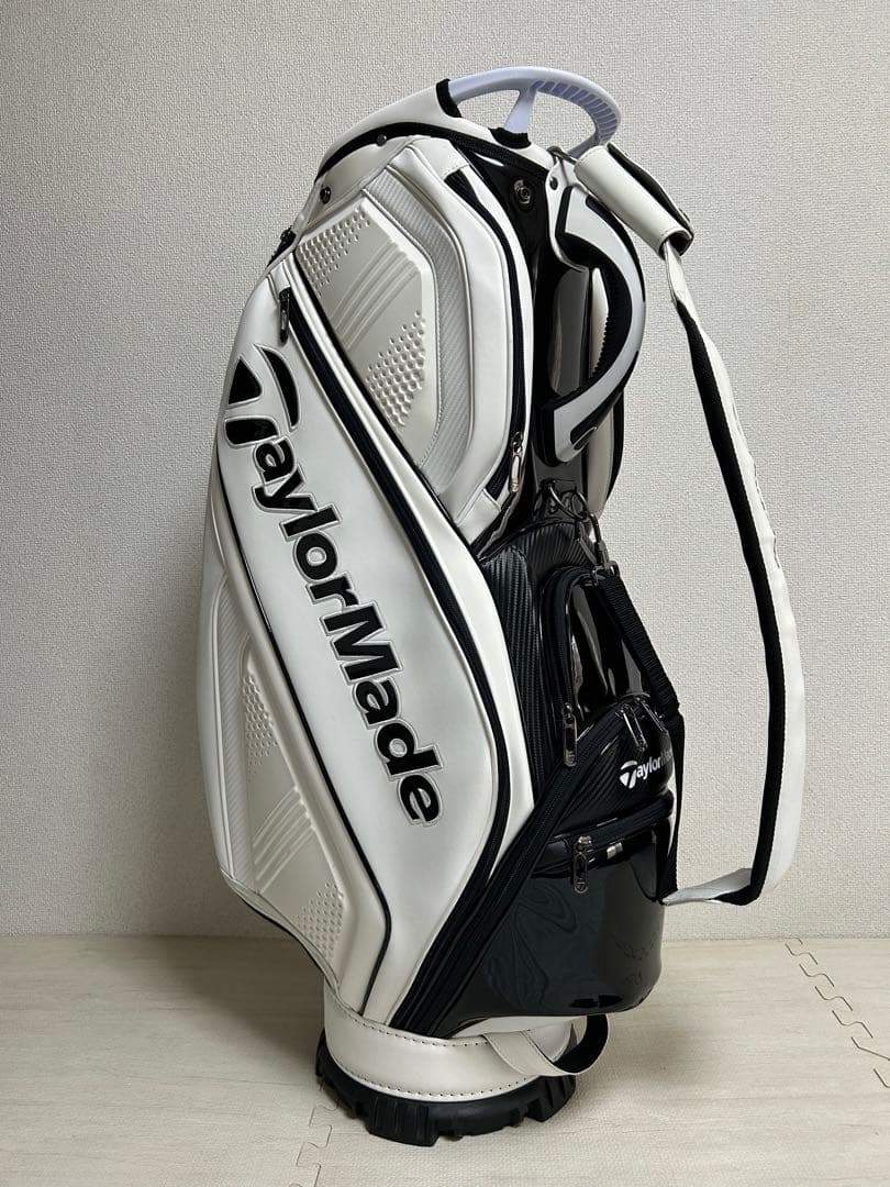 テーラーメイド　キャディバッグ　オーステック 9.5型　ホワイトブラック TaylorMade（テーラーメイド） 【2026春夏新作】 正規品 AUTH-TECH
