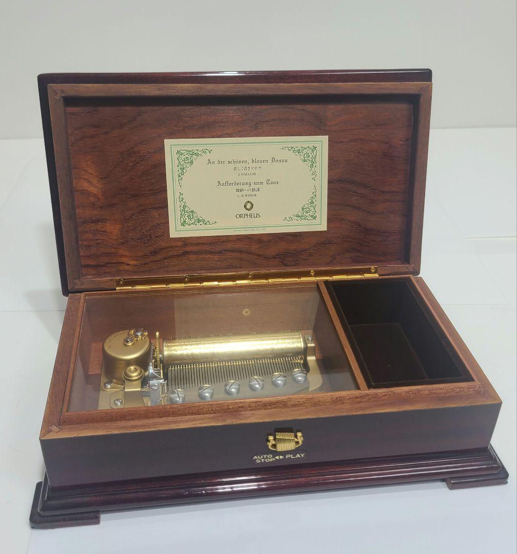 ORPHEUS 50弁　美しく青きドナウ　舞踏への勧誘　オルフェウス　サンキョー 美しく青きドナウ J.Strauss II/ 舞踏への勧誘 C.M.V.Weber【MM521D+