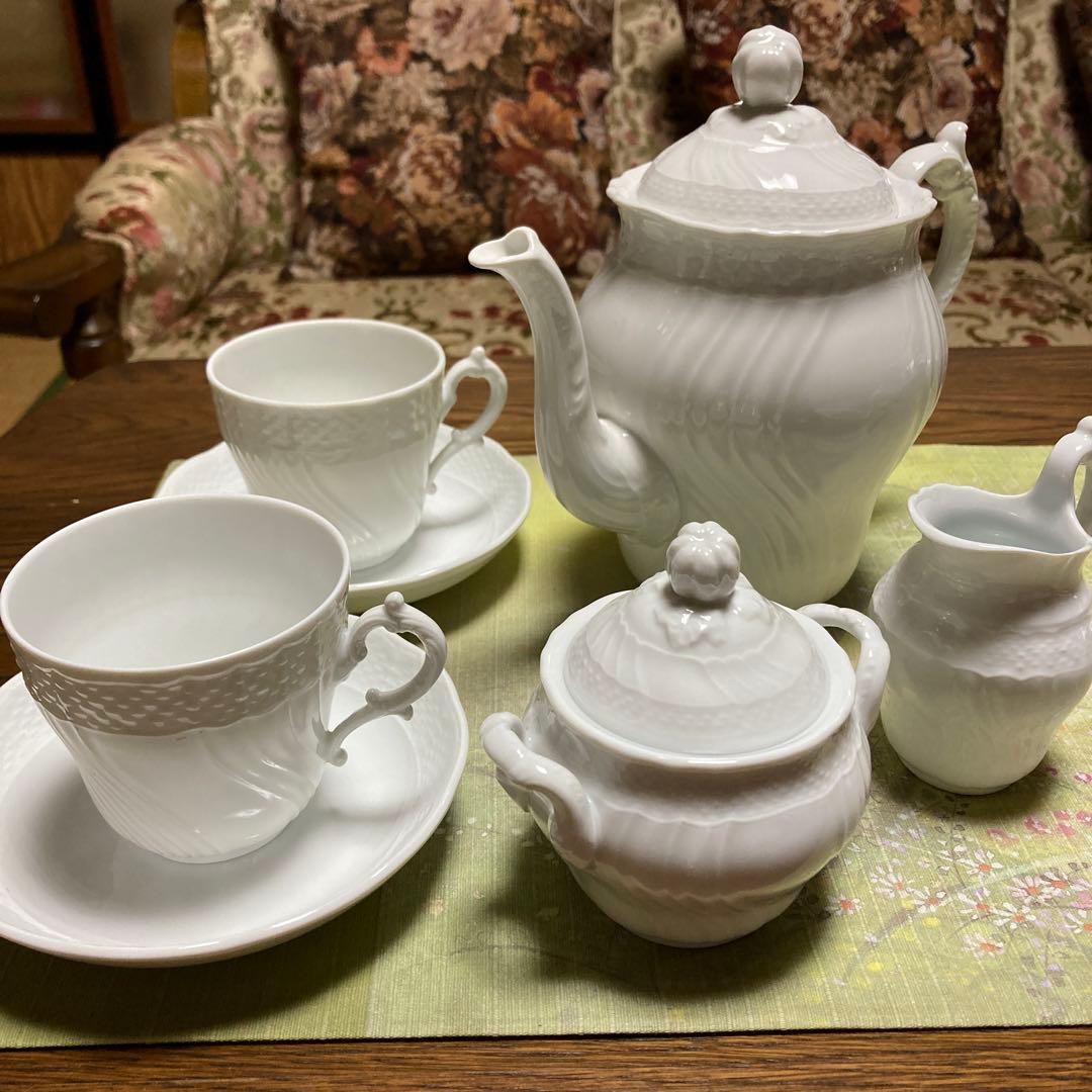 リチャードジノリ ベッキオホワイト ティーセット