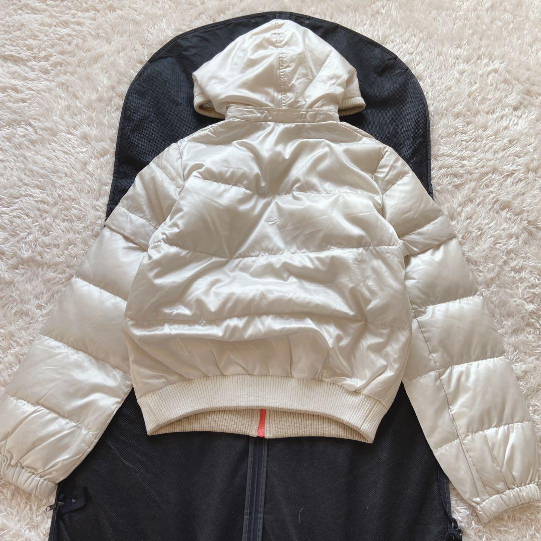 3way ランバンSPORT ダウンジャケット 袖着脱 フード付き アイボリー