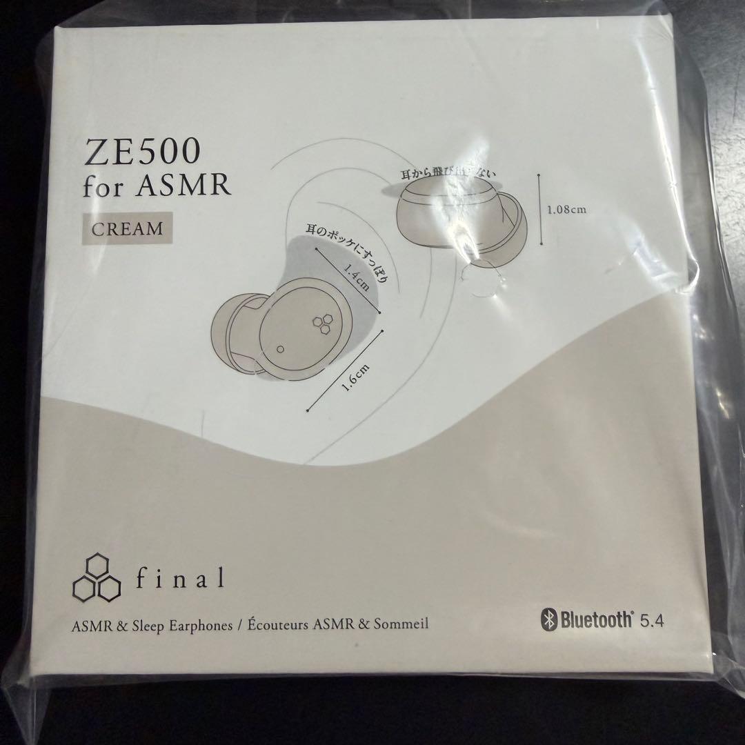 ZE500 for ASMR ワイヤレスイヤホン CREAM ZE500 for ASMR｜final 公式ストア
