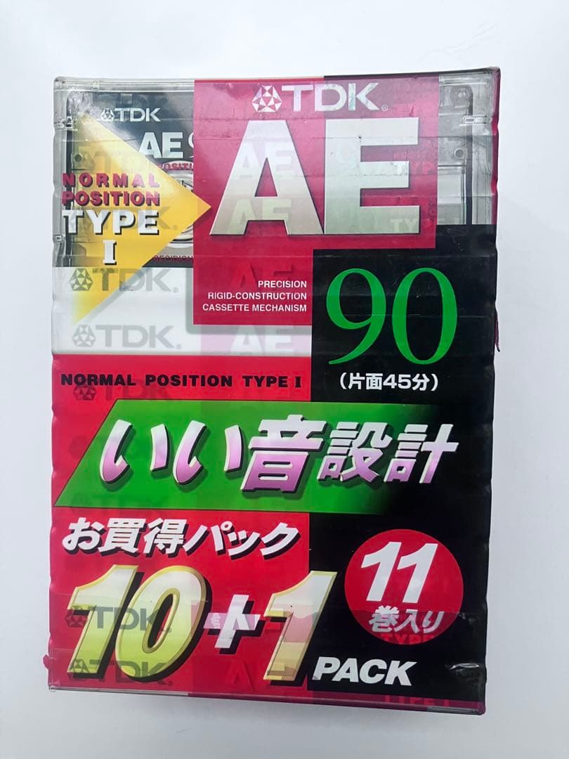 新品TDK AE 90 AE-90X11Fカセットテープ 11本セット - メルカリ