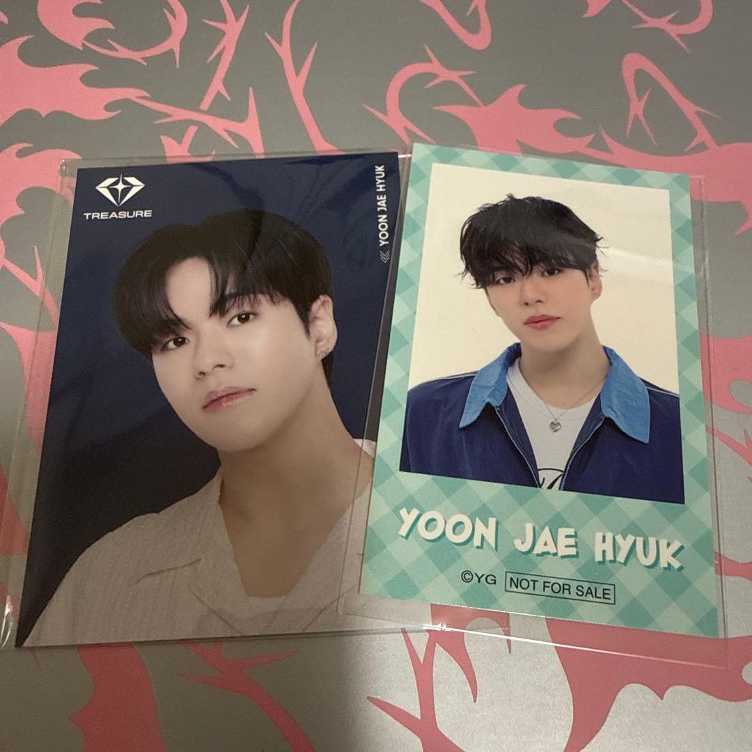 TREASURE ジェヒョク はぴだんぶい カフェ フード 特典 ステッカー