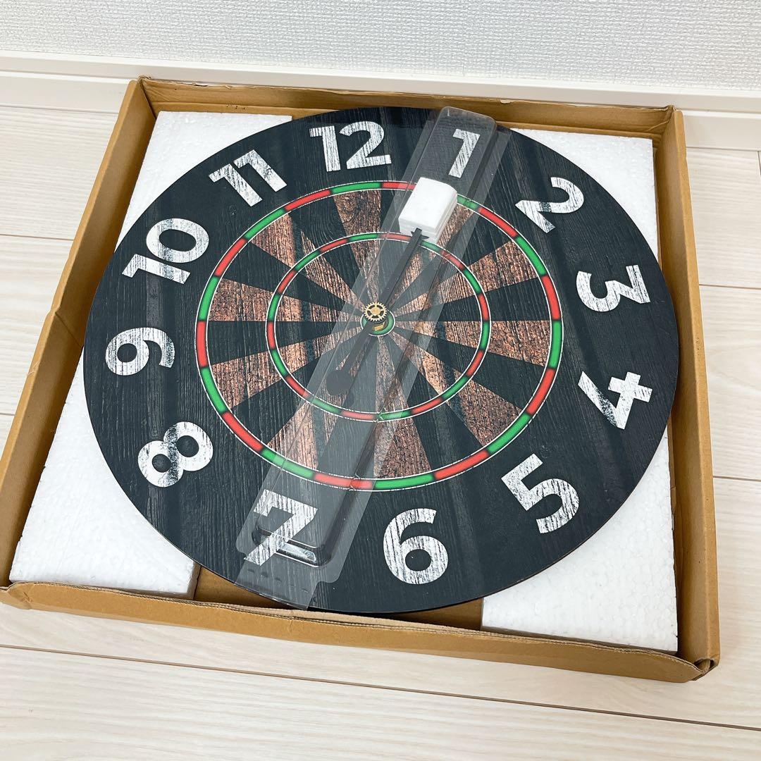 新品・未使用品】ダーツボード 壁掛け時計 静音 オシャレ - メルカリ
