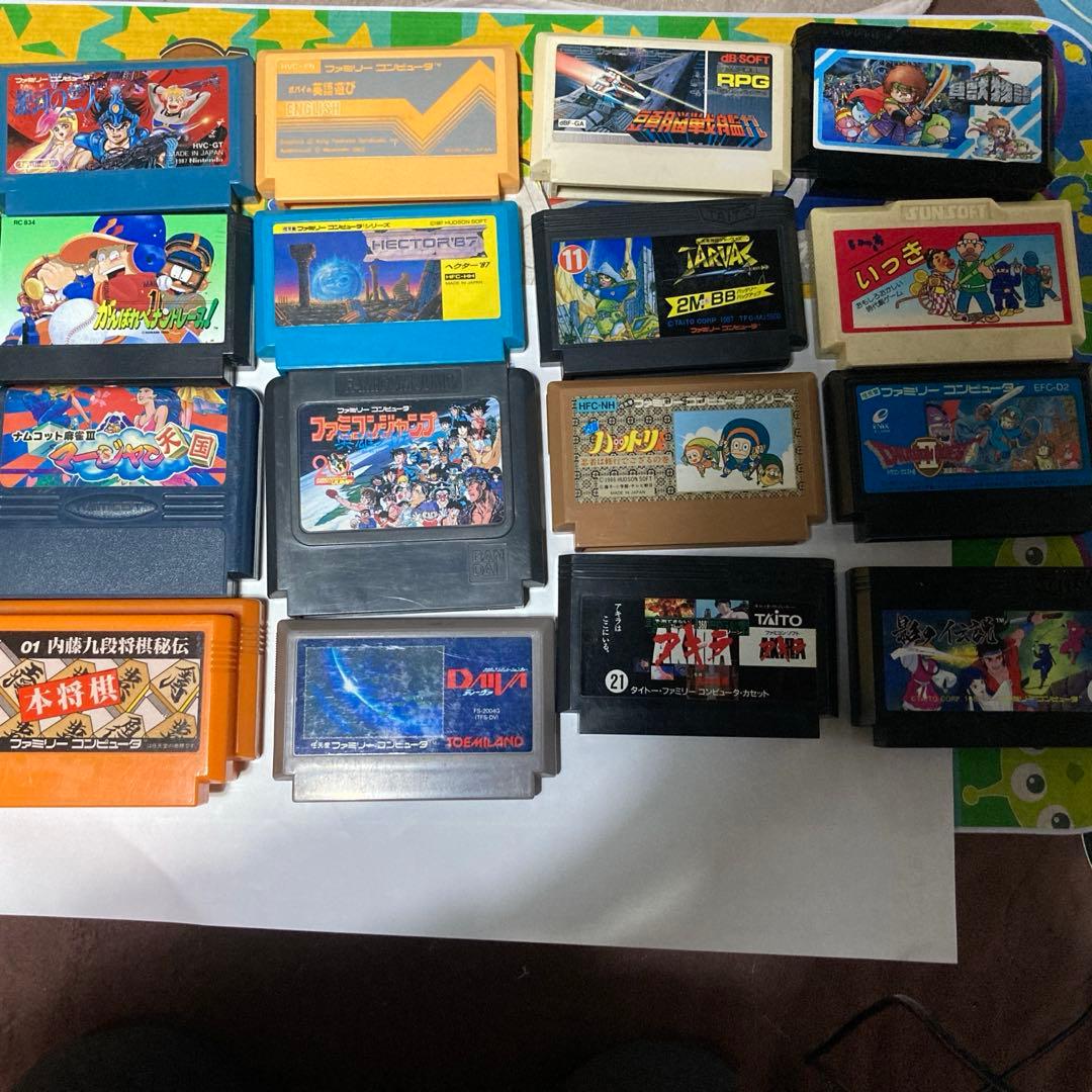 ファミコンソフト まとめ売り17本 - メルカリ