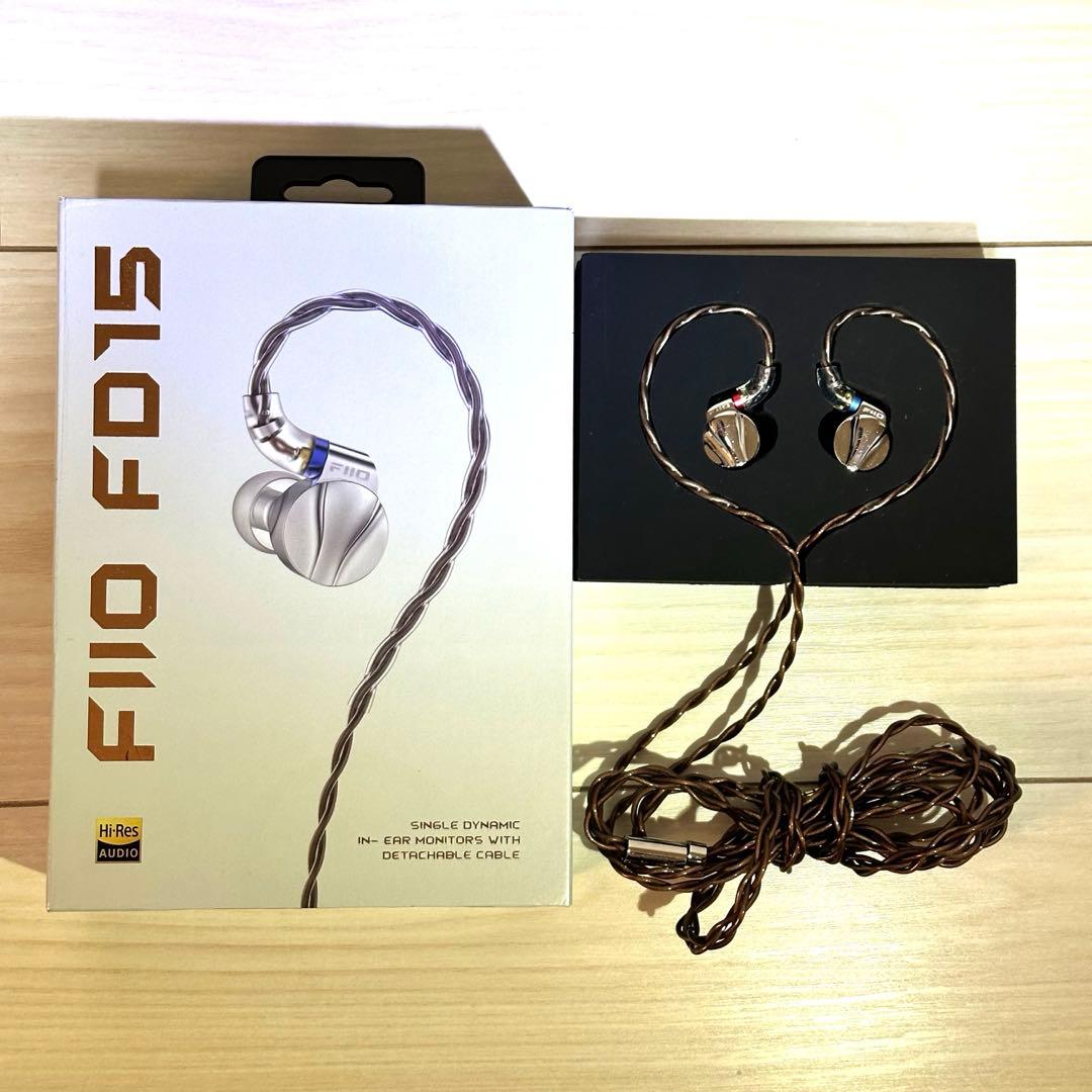 イヤホン FiiO FD15 FiiO（フィーオ） FIIO FD15 Black 有線イヤホン カナル型 耳かけ型