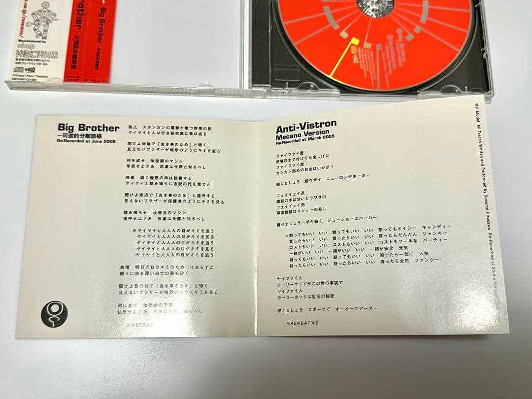 s*d様 核P-Model Big Brother -可逆的分離態様 平沢進