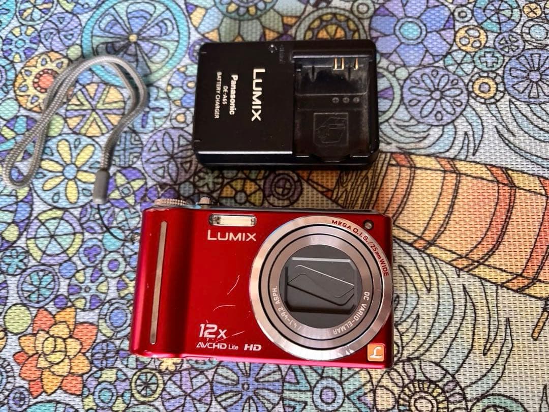 Panasonic Lumix 赤 コンパクトデジタルカメラ Amazon | パナソニック デジタルカメラ ルミックス レッド DMC-ZX3-R