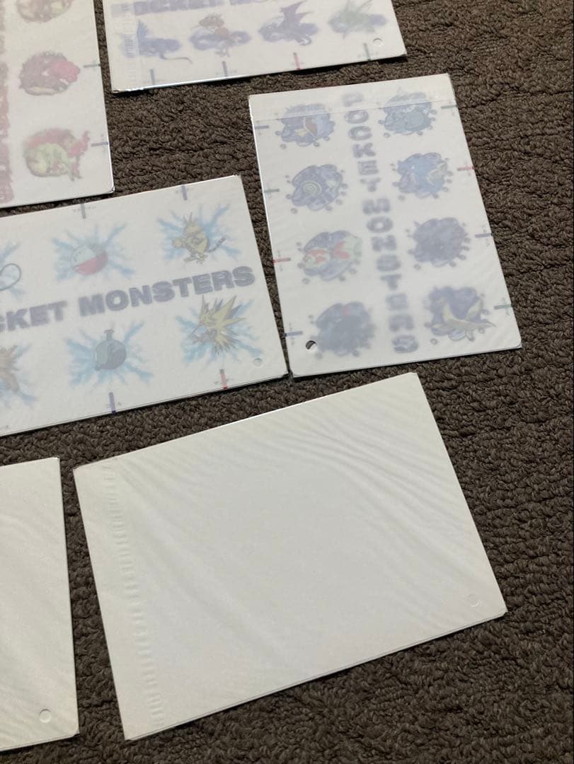 未開封】【非売品】ポケモン 下敷き バンプレスト ミュウ ピカチュウ