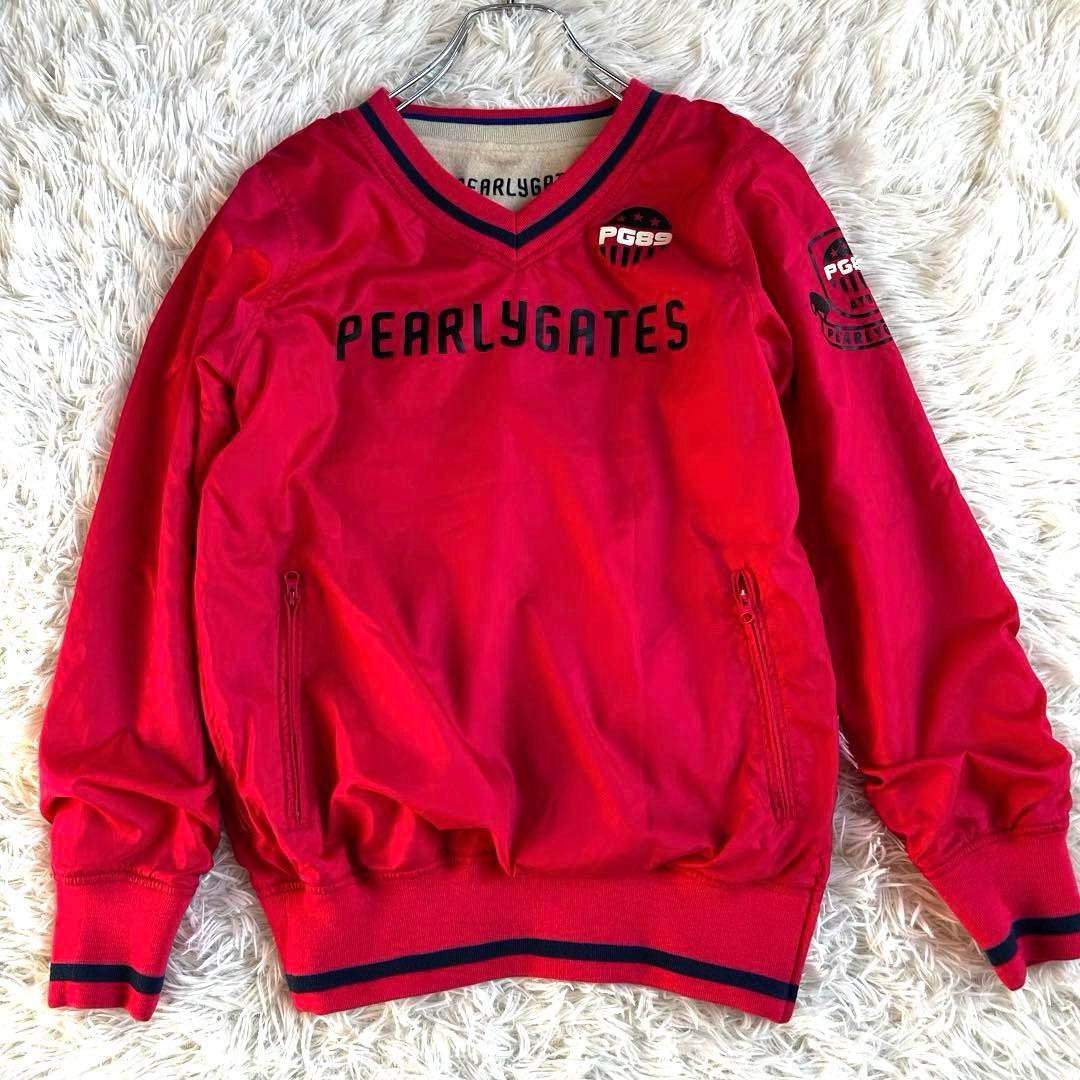 PEARLY GATES リバーシブル 2way プルオーバー ゴルフ 0 PEARLY GATES（パーリーゲイツ） 半袖中綿リバーシブルツインスニード