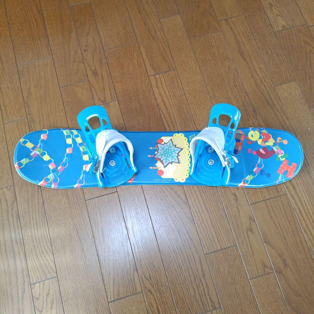 90CM キッズ スノーボード ビンディング セット キッズ スノーボード3点セット】SPOON FINE スノーボード ＆ PH-05