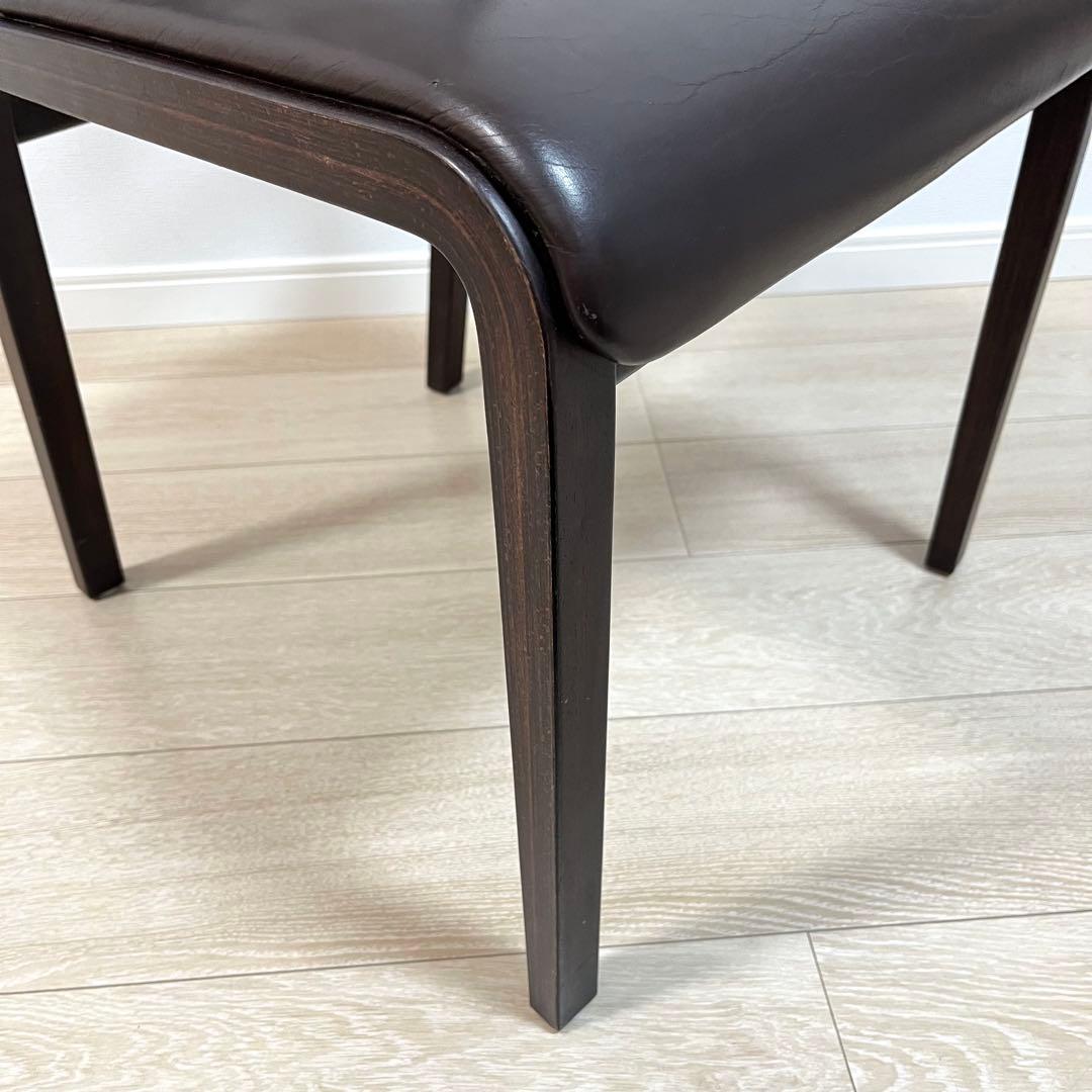 て32)Tendo 天童木工 菅沢光政 ラダーバックチェア ダイニングチェア