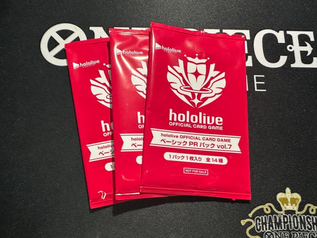 ホロライブカード ホロカ ベーシックPRパック vol.7 3パック 未開封