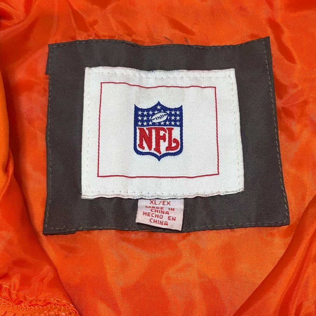 NFL ブラウンズ ナイロンジャケット XL プルオーバー オーバーサイズ