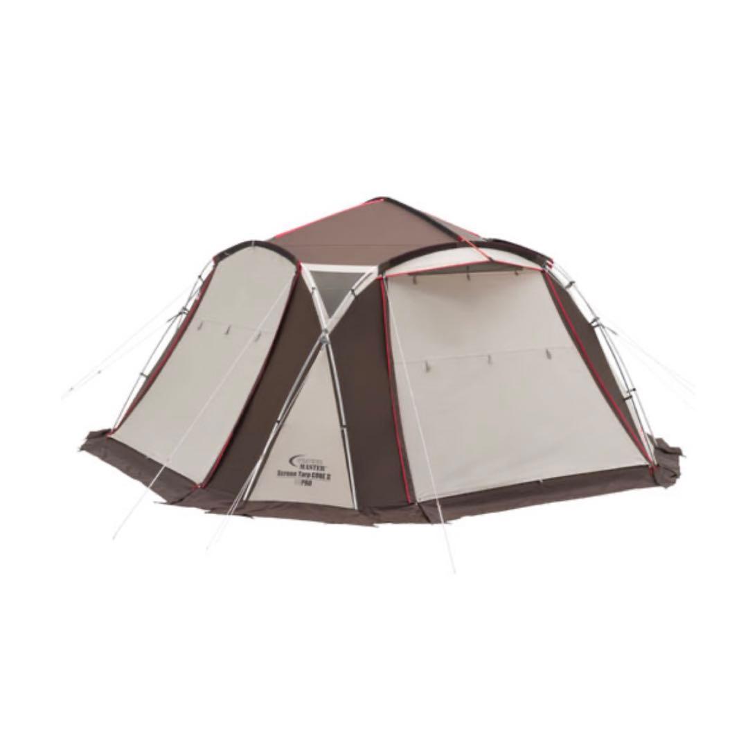 【美品】コールマン ウェザーマスター スクリーン タープ コアⅡ タープの設営方法「ウェザーマスター® スクリーンタープコアⅡ