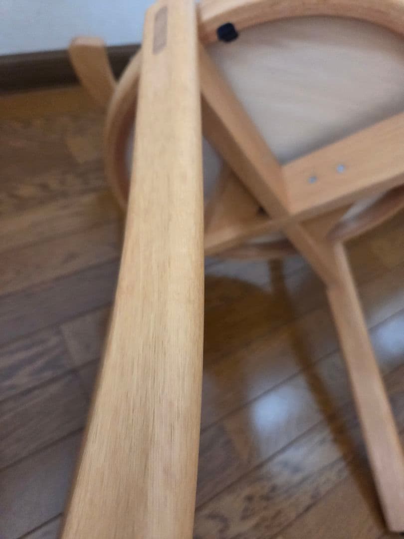 カンディハウス 旭川 椅子 ルントオムチェア レザー イエロー - メルカリ