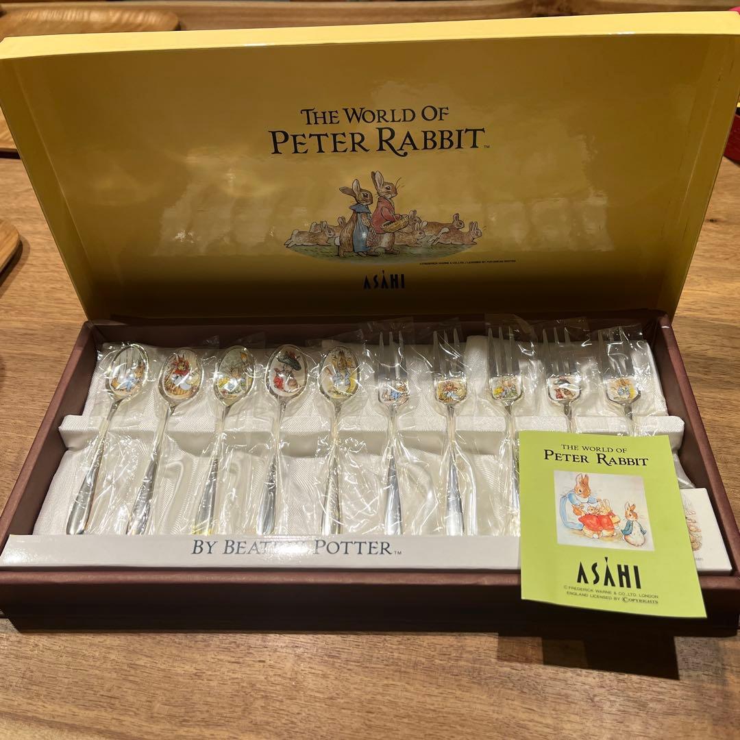 ピーターラビット カトラリーセット 10本 七宝焼 新品未使用美品