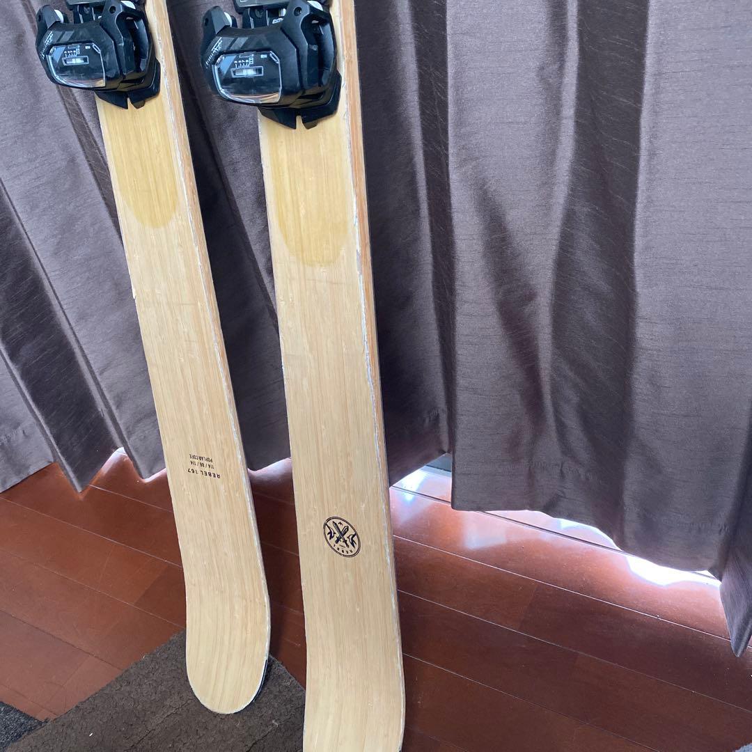 ZUMA スキー板BAMBOO 167 フィッシャースキーカバー付き！SALE