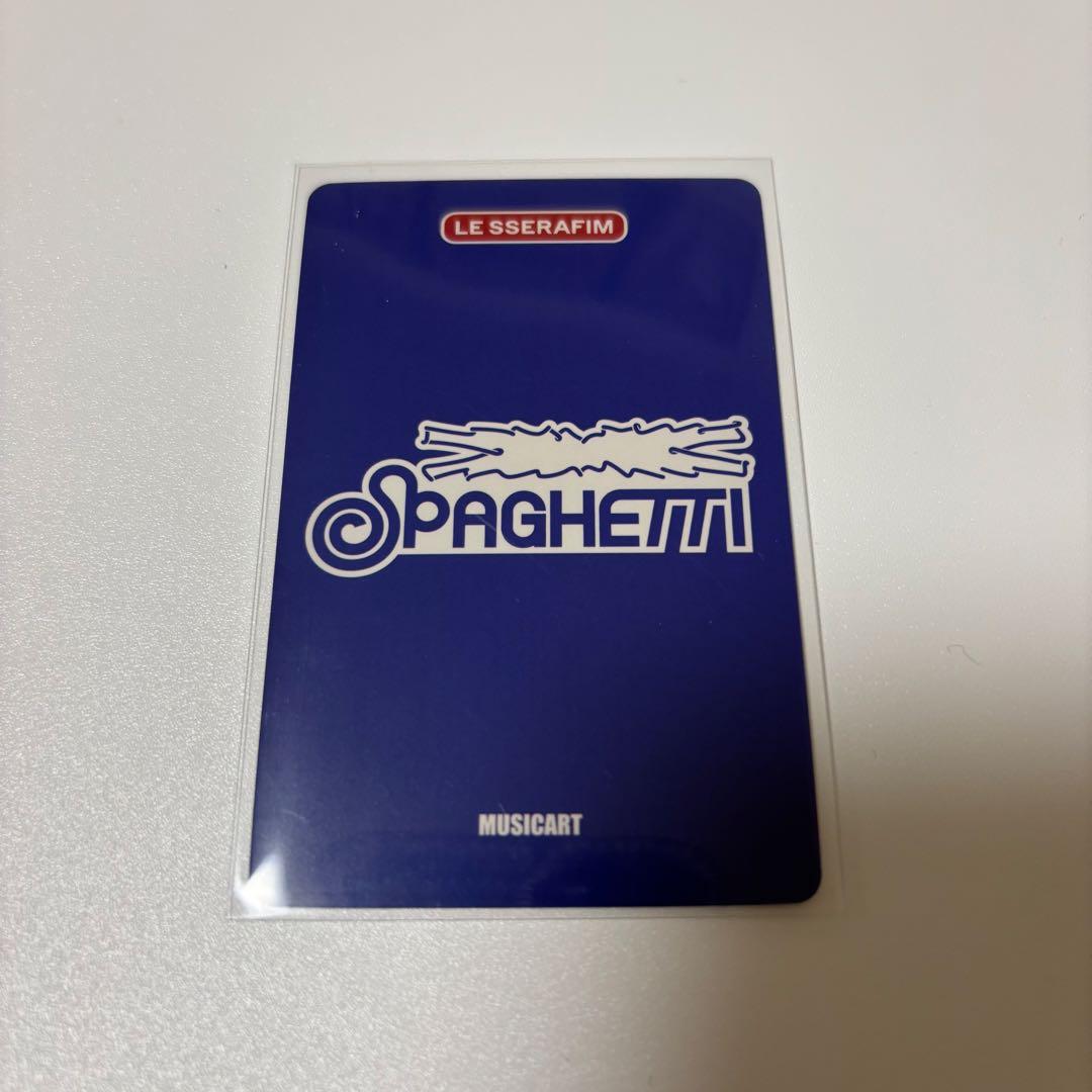 LESSERAFIM Spaghetti musicart サイン会 ユンジン - メルカリ