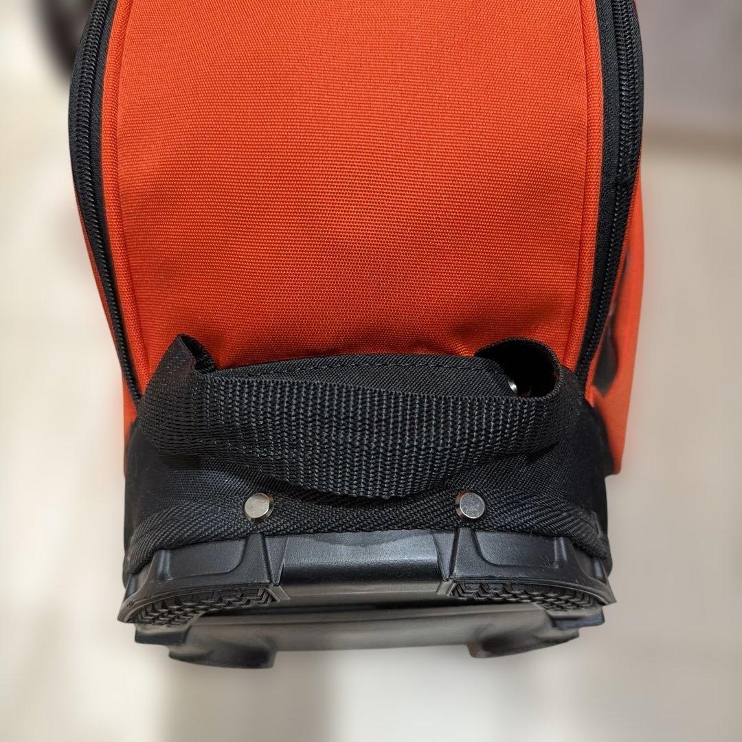 デサントゴルフ スタンドキャディーバック オレンジ/ホワイト 9型 47