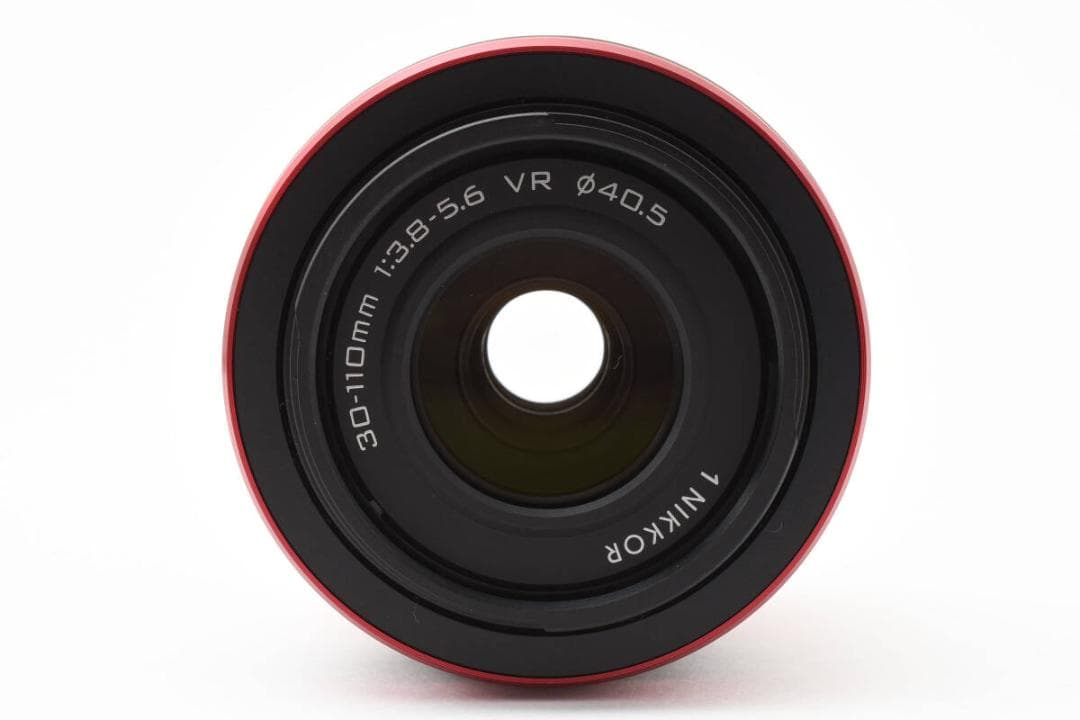 Nikon 1 30-110mm f3.8-5.6 VR ED IFレンズレッド