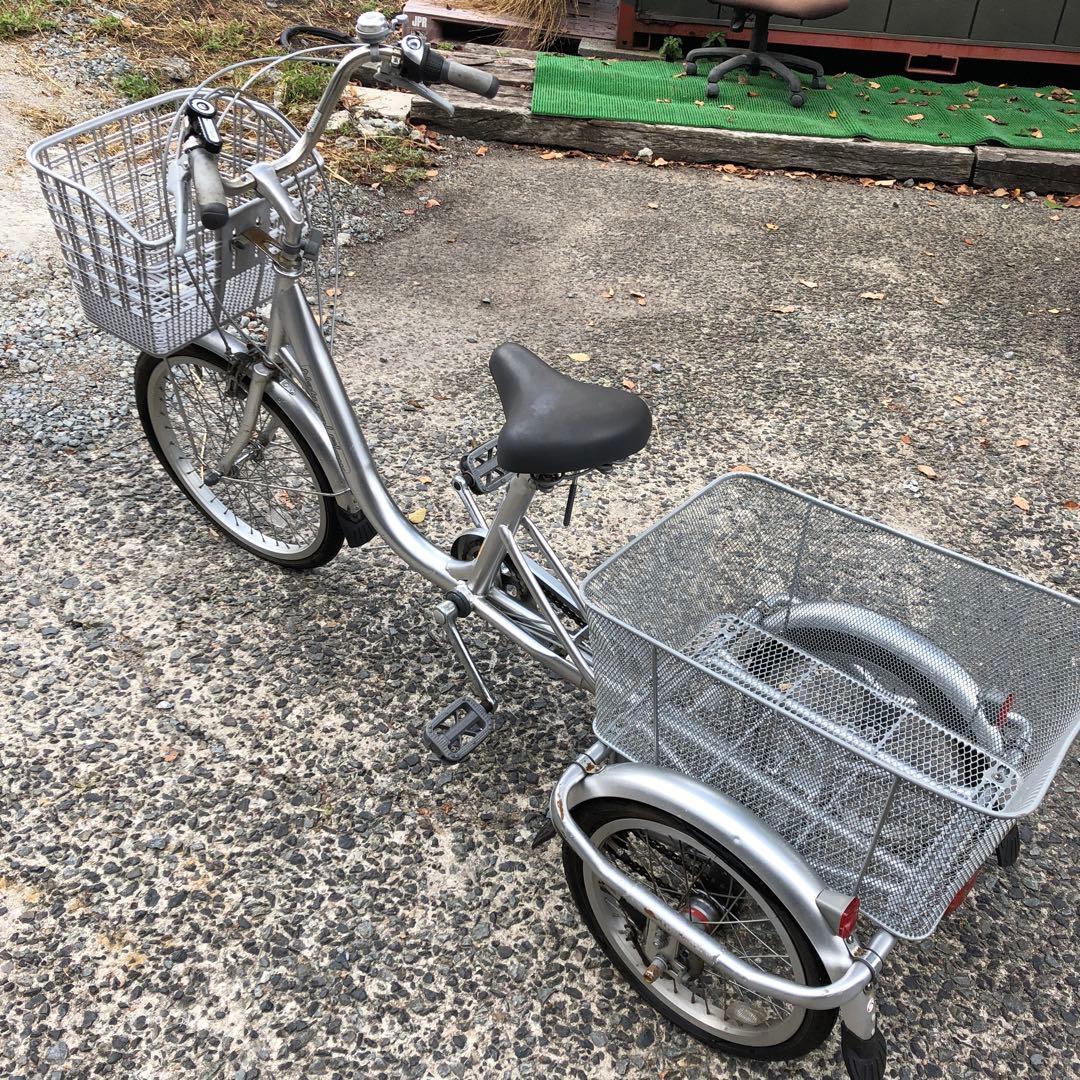 武田産業　ナチュラルフロー　三輪自転車 シルバー 武田産業 大人三輪車 ナチュラルフロー シルバー の通販