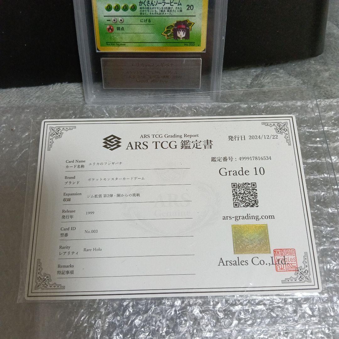 1999!発行！希少gamnt10！新品未使用認定品エリカのフジキバナホロカ−ド
