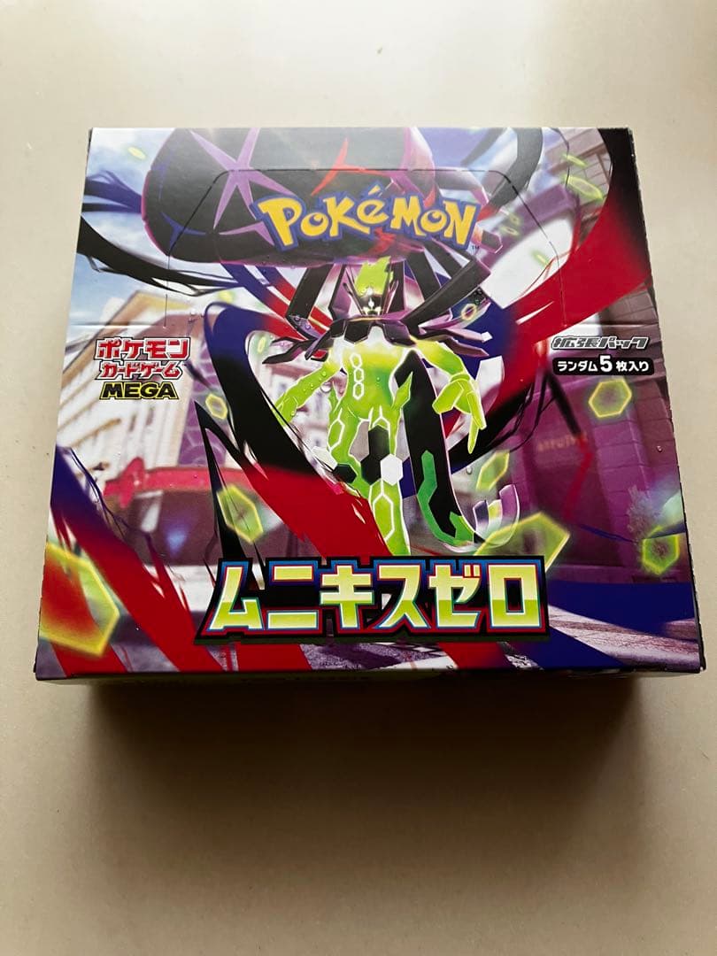 ポケモンカードゲーム ムニキスゼロ 1BOX シュリンクなし ポケモンカード ムニキスゼロ 1BOX シュリンクなし ペリペリなし