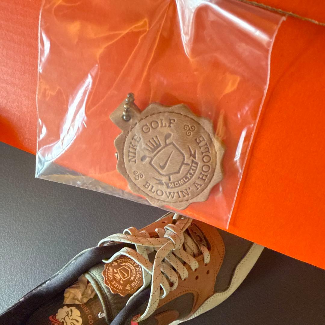 新品未使用 NIKE 26.5cm ゴルフシューズ ペガサス 89G カーキ