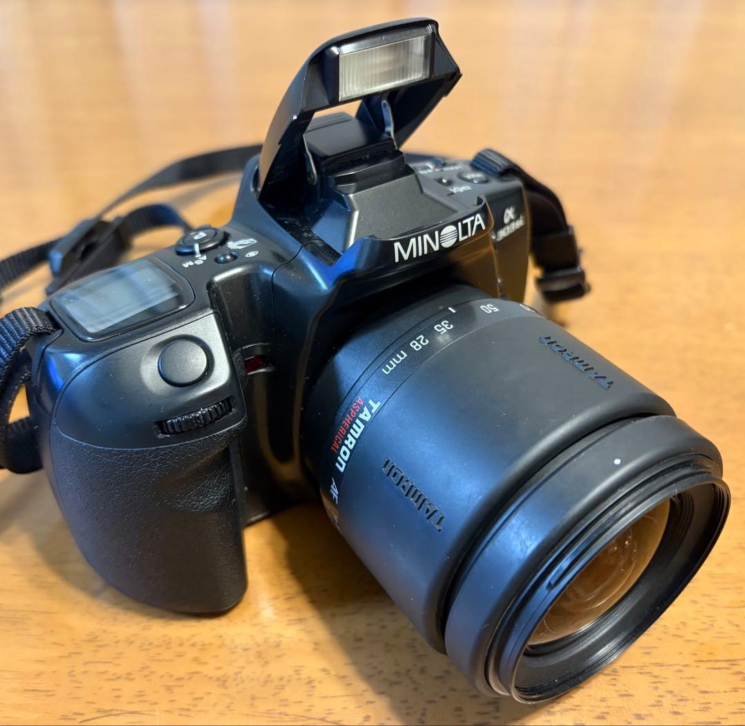 Minolta 一眼レフカメラα-303si Tamronレンズセット