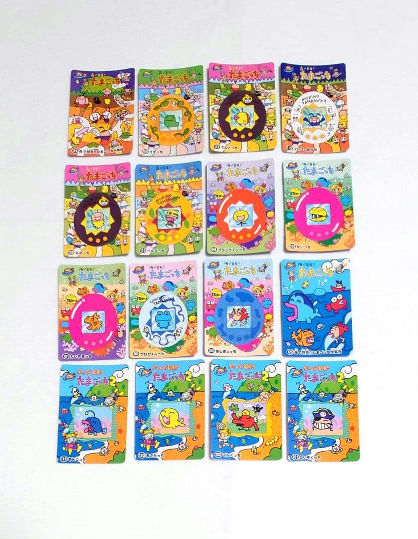 希少 初代 たまごっち カードダス 16枚セット BANDAI 平成レトロ