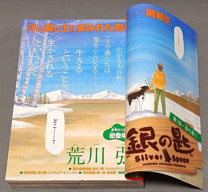 週刊少年サンデー2011年19号/『銀の匙』新連載/荒川弘/☆極美品☆新品