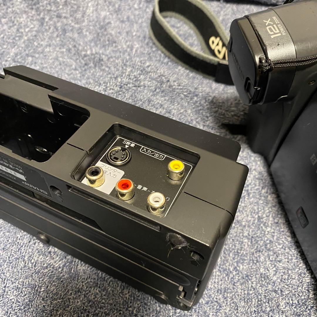 シャープ 8ミリ ビデオカメラ VL-HL80 ＋VR-KT87 2台セット - メルカリ