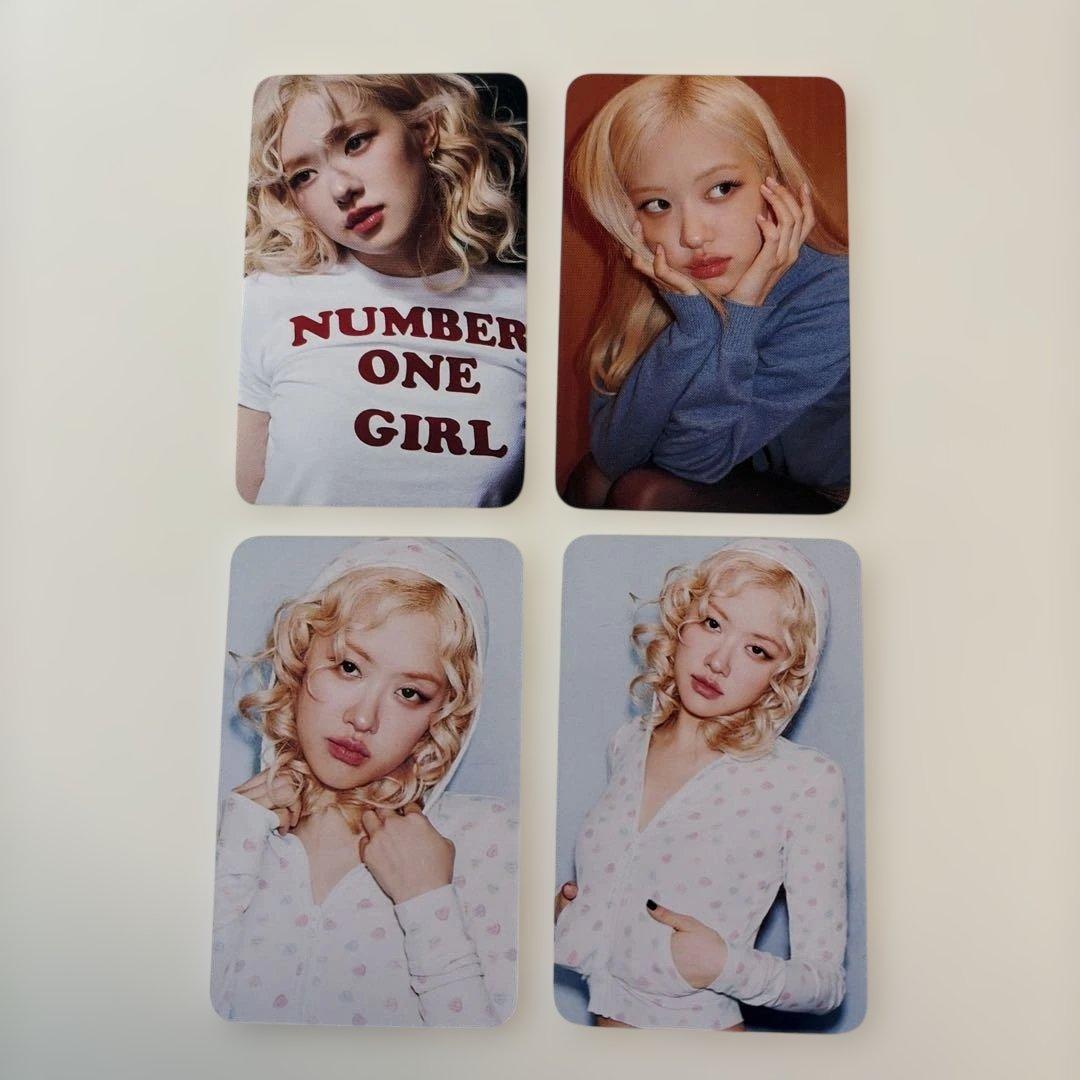 BLACKPINK ロゼ ROSE トレカ 4枚セット no.11 - メルカリ