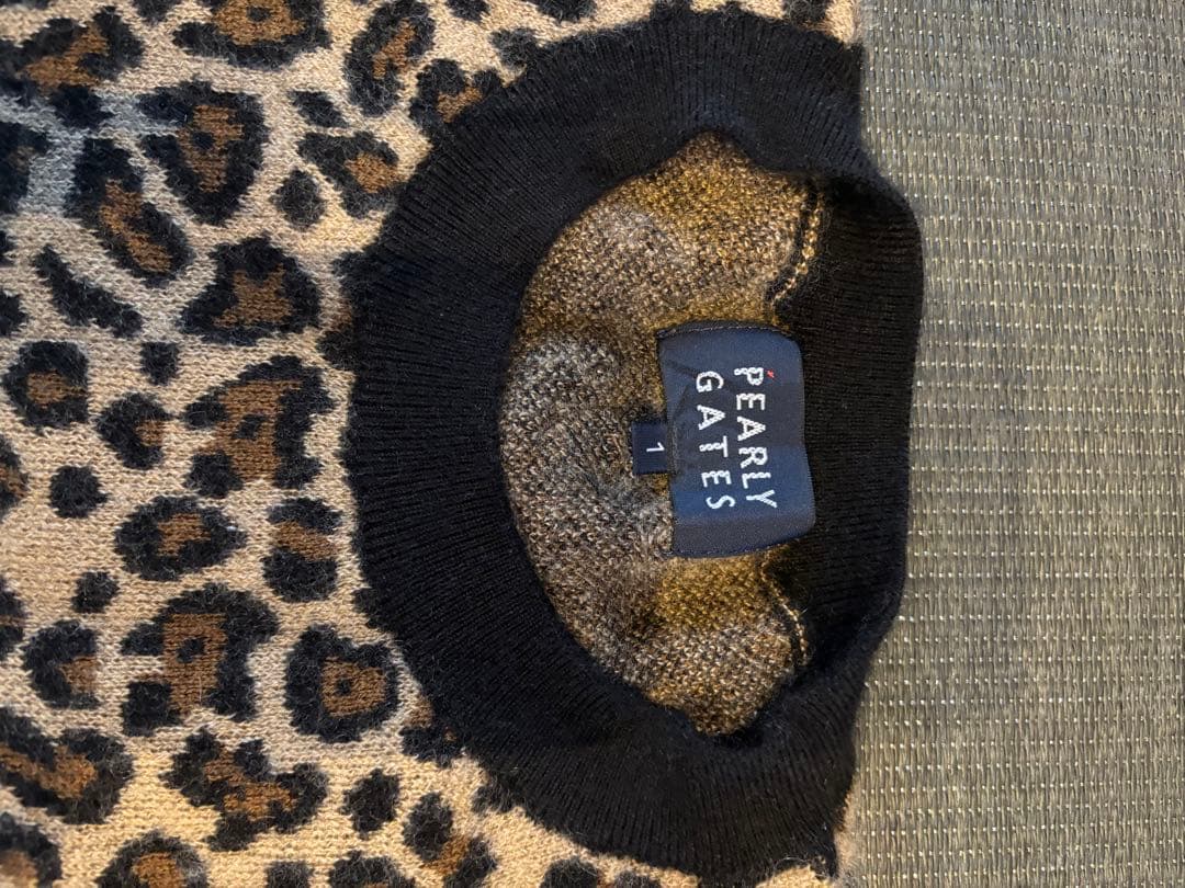 パーリーゲイツ♡ヒョウ柄セーター&バイザー - メルカリ