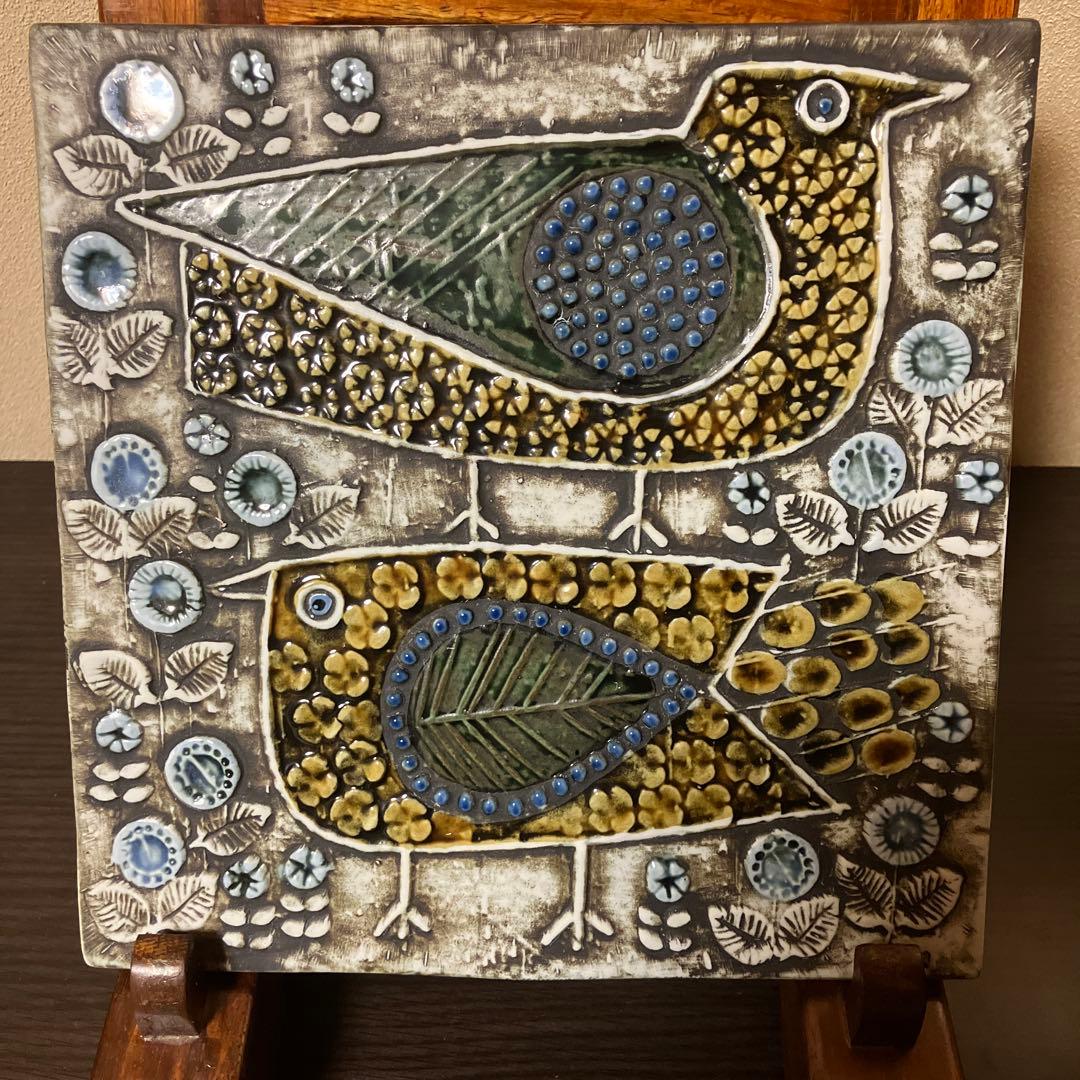 リサラーソン Lisa Larson 陶板 鳥 グスタフスベリ リサラーソン Lisa Larson 陶板 鳥 グスタフスベリ - メルカリ