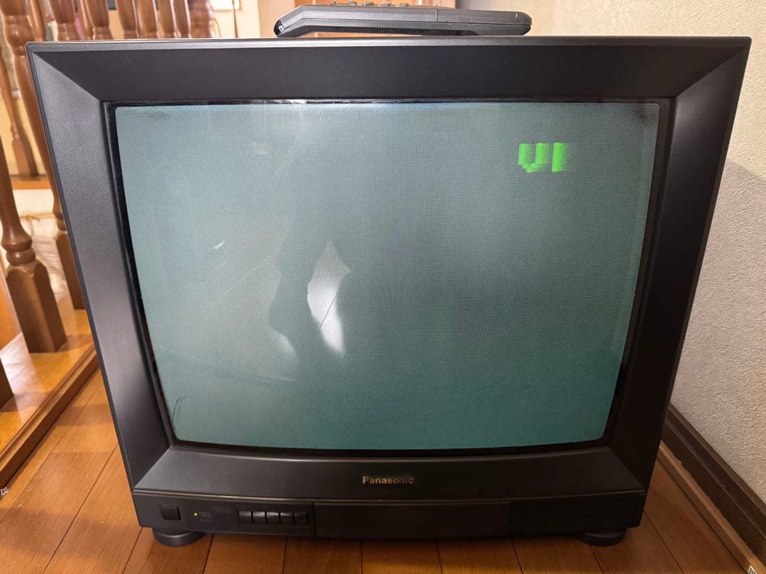 Panasonic ブラウン管テレビ TH-21V1 リモコン付き - メルカリ